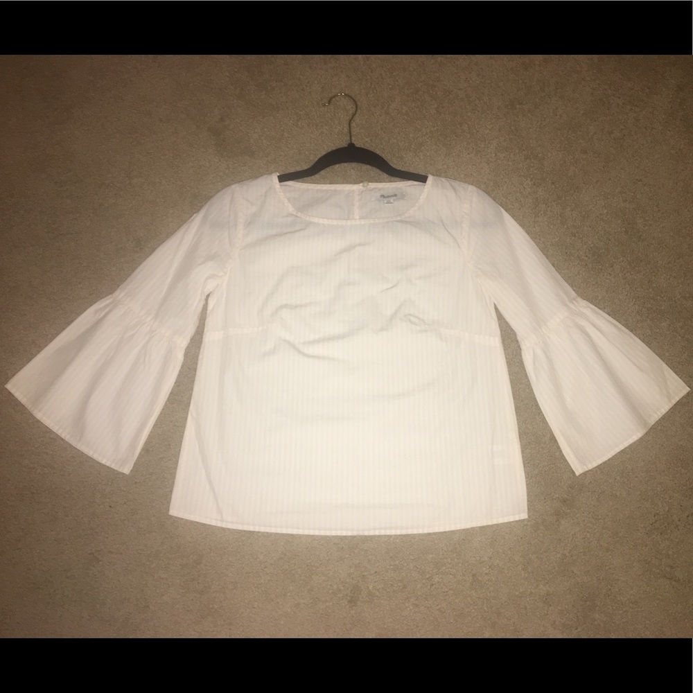 NWOT! Madewell striped bell sleeve top